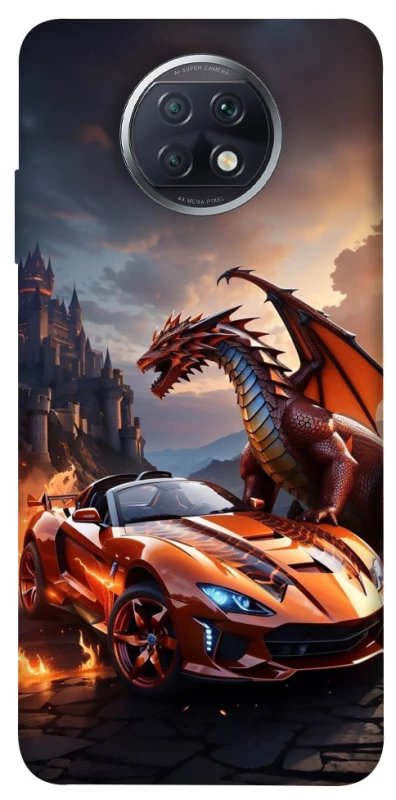 Чохол на Xiaomi Redmi Note 9 5G / Note 9T Сar and dragon фото 1 з 1