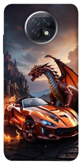 Чохол на Xiaomi Redmi Note 9 5G / Note 9T Сar and dragon фото 1 з 1