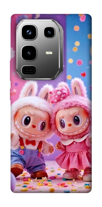 Чехол на Infinix Note 50 Pro Labubu twins ver.3 фото 1 из 1