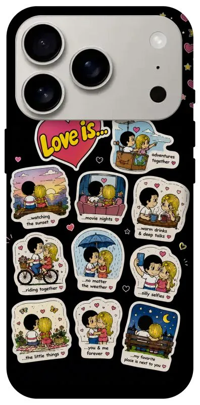 Чехол на Apple iPhone 18 Pro Love is ver.4 фото 1 из 2