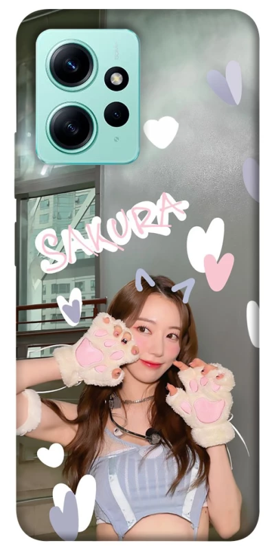 Чохол на Xiaomi Redmi Note 12 4G Sakura - LE SSERAFIM фото 1 з 1