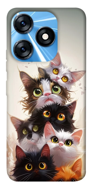 Чохол на TECNO Spark 10 Сat eyes фото 1 з 1