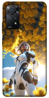 Чехол на Xiaomi Redmi Note 11 Pro 4G/5G Cyber space girl ver.3 фото 1 из 1