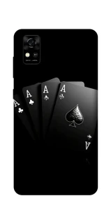 Чехол на ZTE Blade A31 Black Cards фото 1 из 1