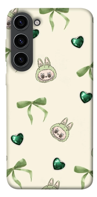 Чохол на Samsung Galaxy S23 Labubu Green Heart фото 1 з 1