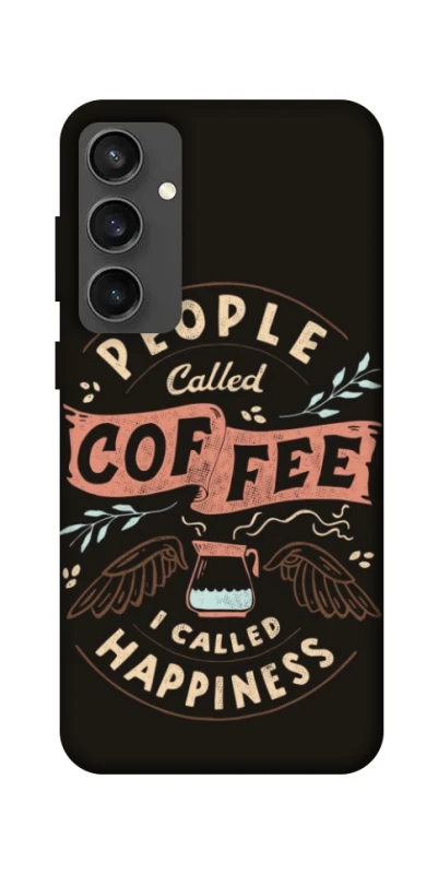 Чехол на Samsung Galaxy S24 FE Сoffee happiness фото 1 из 1