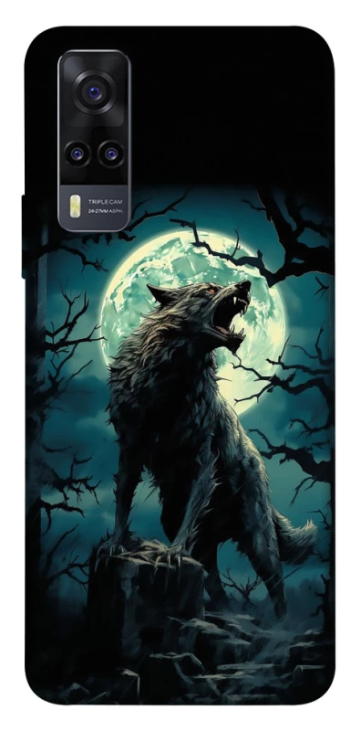 Чехол на Vivo Y31 Волк под луной фото 1 из 1