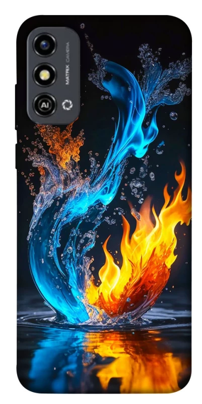 Чохол на ZTE Blade A53 Water And Fire фото 1 з 1