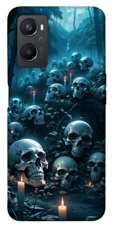 Чохол на Oppo A96 Skulls v3 фото 1 з 1