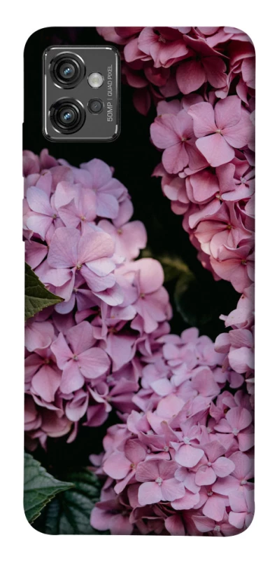 Чохол на Motorola Moto G32 Рожеві гартензії фото 1 з 1