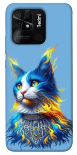 Чехол на Xiaomi Redmi 10C Кот патриот фото 1 из 1
