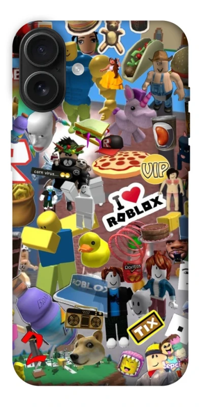 Чохол на Apple iPhone 16 Plus Roblox collage ver.5 фото 1 з 1