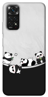 Чехол на Xiaomi Redmi Note 11 (Global) / Note 11S Four pandas фото 1 из 1