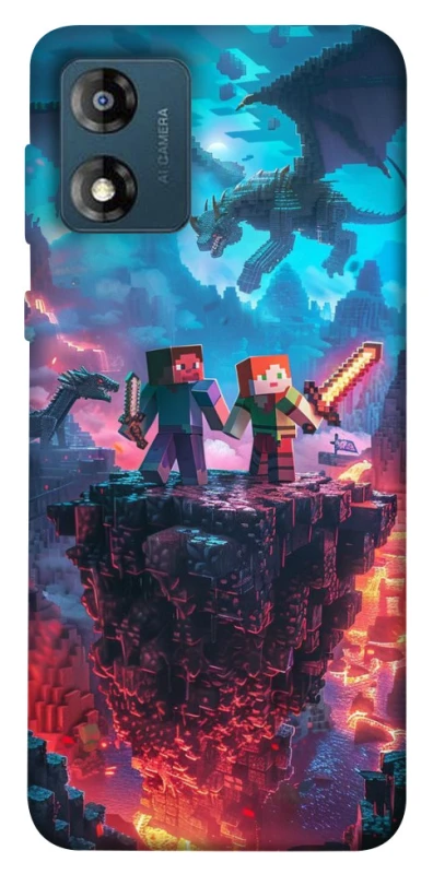 Чехол на Motorola Moto E13 Minecraft v3 фото 1 из 1