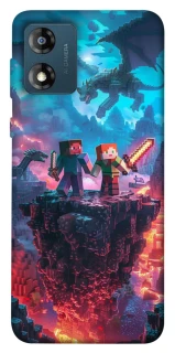Чохол на Motorola Moto E13 Minecraft v3 фото 1 з 1