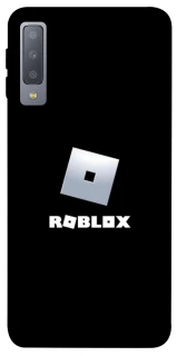Чехол на Samsung A750 Galaxy A7 (2018) Roblox logo black фото 1 из 1