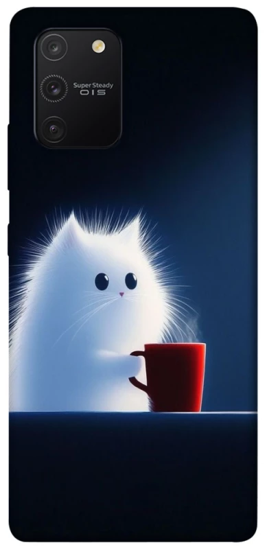 Чохол на Samsung Galaxy S10 Lite Чохол кіт з кавою фото 1 з 1