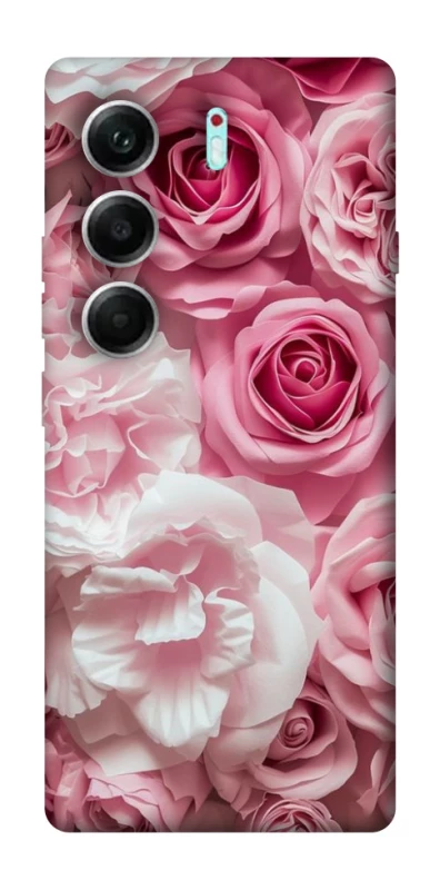 Чехол на Tecno Camon 40 Pro Розовые цветы фото 1 из 1