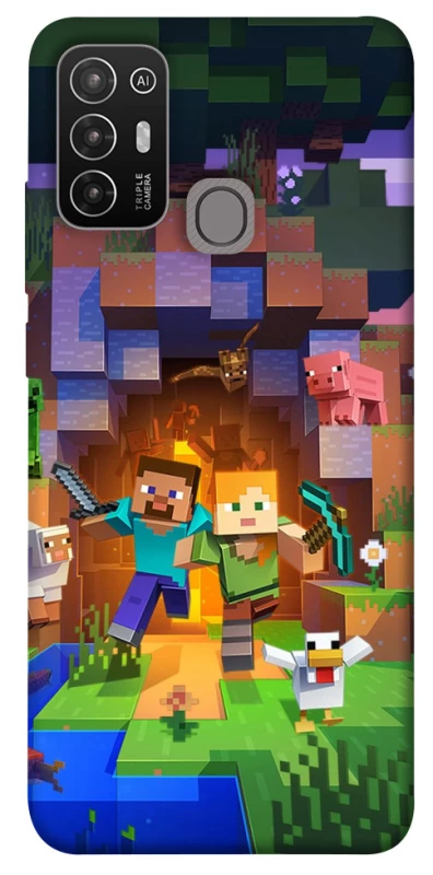 Чохол на ZTE Blade A52 Minecraft game фото 1 з 1