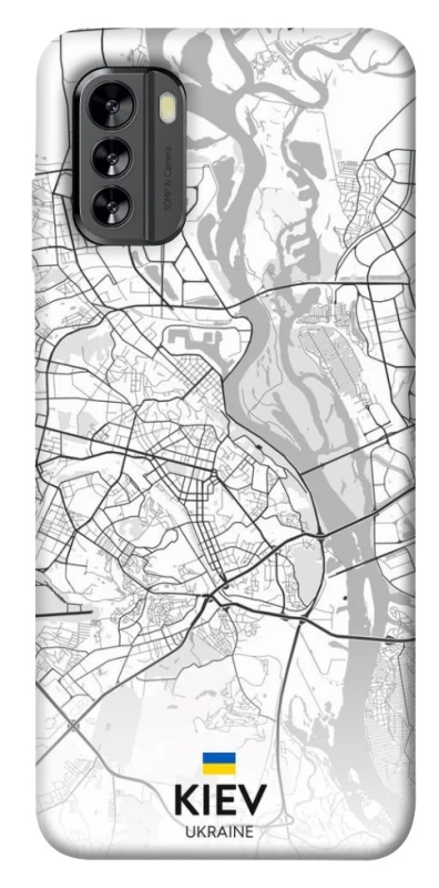 Чехол на Nokia G60 Kiev white map фото 1 из 1