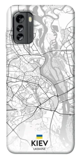 Чохол на Nokia G60 Kiev white map фото 1 з 1