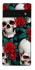 Чехол на Google Pixel 6 Pro skull and rose фото 1 из 1