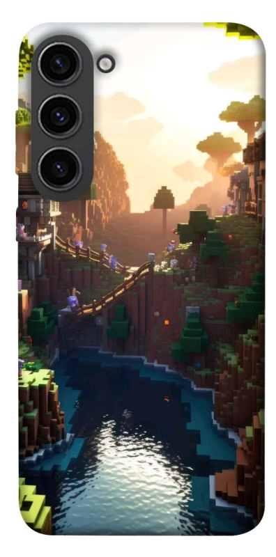 Чохол на Samsung Galaxy S23 Minecraft sunset фото 1 з 1