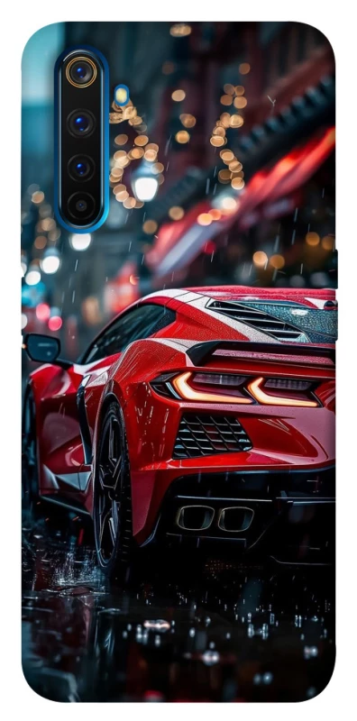 Чехол на Realme 6 Pro Red sports car фото 1 из 1