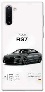 Чехол на Samsung Galaxy Note 10 Audi RS7 фото 1 из 1