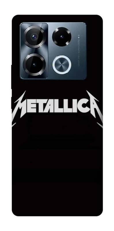 Чехол на Infinix Note 40 Pro 4G Metallica logo фото 1 Чехол на Infinix Note 40 Pro 4G Metallica logo фото 1 из 1