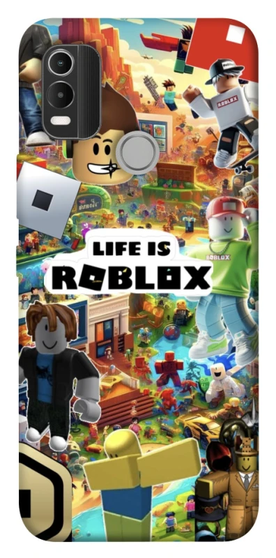 Чохол на Nokia C21 Plus Life is Roblox фото 1 з 1