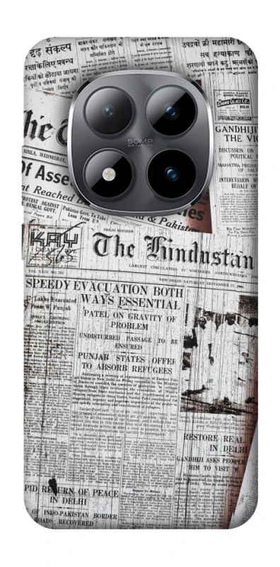 Чехол на Xiaomi Redmi Note 15 Pro 5G Газеты фото 1 из 1