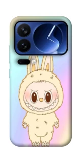Чехол на Xiaomi Poco F7 Ultra Fluffy Rainbow Labubu фото 1 из 1
