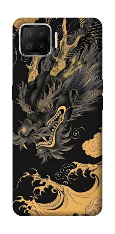 Чехол на Oppo A73 (2017) gold dragon фото 1 из 1