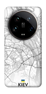 Чохол на Xiaomi 14 Ultra Kiev white map фото 1 з 1