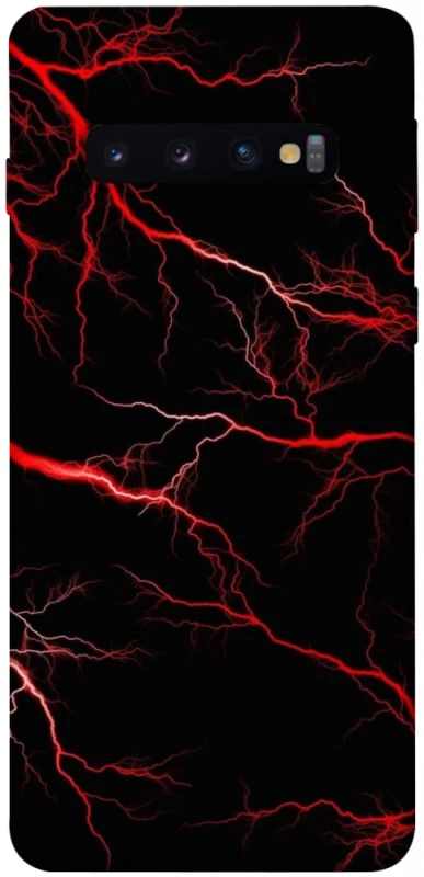 Чехол на Samsung Galaxy S10 Красная молния фото 1 из 1