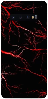 Чехол на Samsung Galaxy S10 Красная молния фото 1 из 1