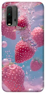 Чохол на Xiaomi Redmi 9T Полуниця в воді фото 1 з 1