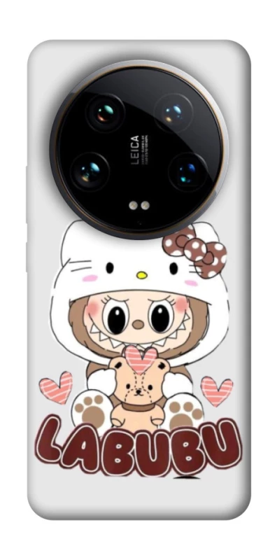 Чохол на Xiaomi 14 Ultra Hello Kitty Labubu фото 1 з 1
