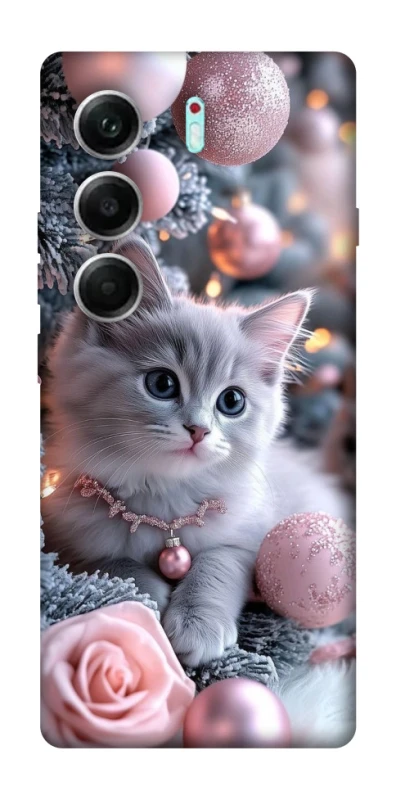 Чохол на Tecno Camon 40 Pro 5G Christmas Kitty фото 1 з 1