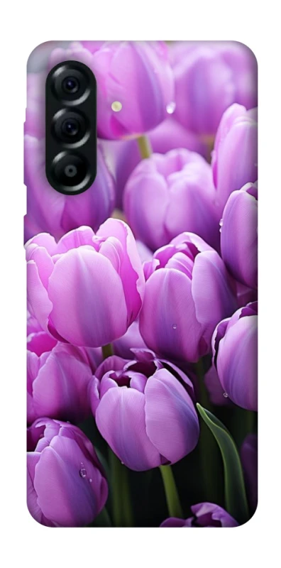 Чехол на Samsung Galaxy A57 5G Фиолетовые тюльпаны фото 1 из 1
