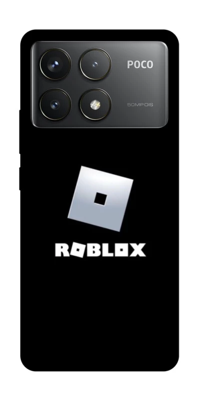 Чохол на Xiaomi Poco F6 Pro Roblox logo black фото 1 з 1