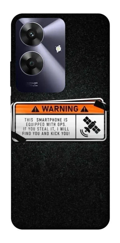 Чохол на Realme Note 60 Warning фото 1 з 1