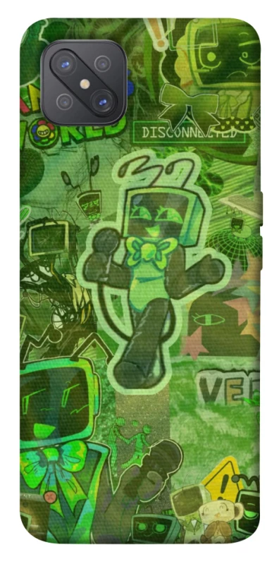 Чохол на Oppo A92s Dandysworld tv green theme фото 1 з 1