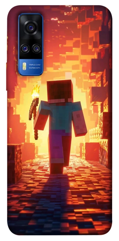 Чохол на Vivo Y51a Minecraft adventure фото 1 з 1