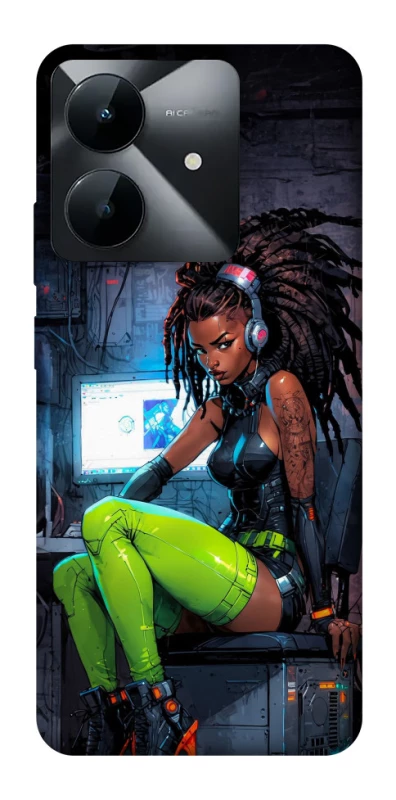 Чохол на Realme Note 60x Cyber girl фото 1 з 1