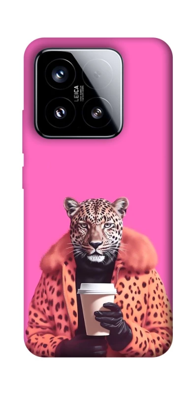 Чохол на Xiaomi 15 Леопард з кавою фото 1 з 1