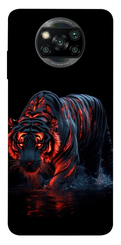 Чохол на Xiaomi Poco X3 NFC / Poco X3 Pro fire tiger фото 1 з 1
