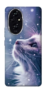 Чехол на Honor 200 Snow cat фото 1 из 1