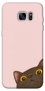Чехол на Samsung G935F Galaxy S7 Edge Peeping cat фото 1 Чехол на Samsung G935F Galaxy S7 Edge Peeping cat фото 1 из 1